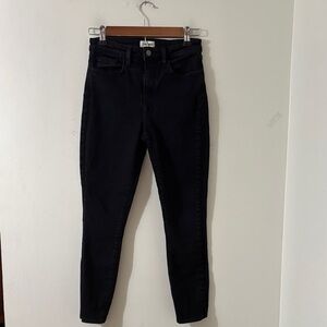 Black Women's  L’AGENCE Margot Skinny High Rise Black Jeans Size 26